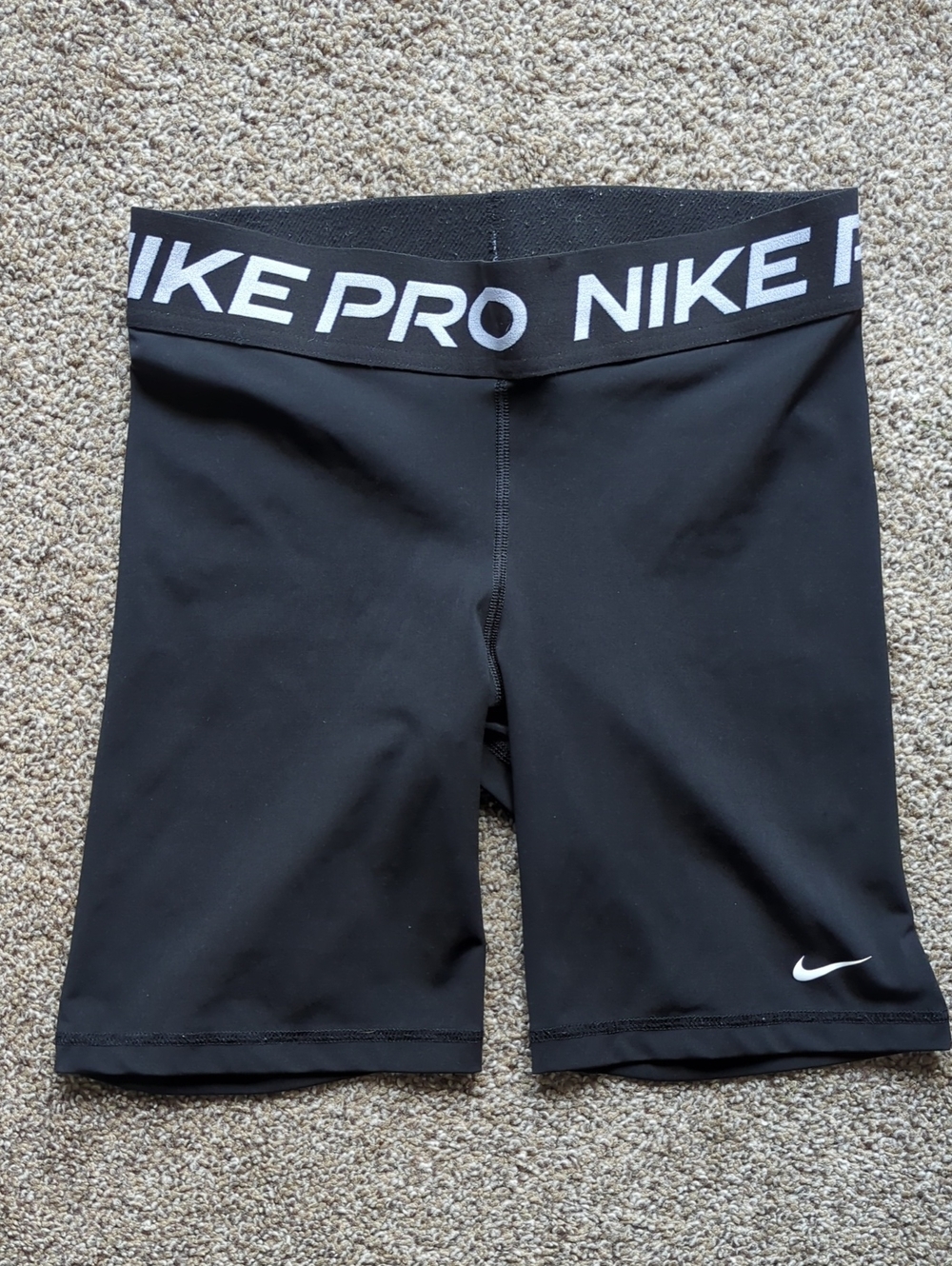 Nike Pro Dry Fit Black 8 Inch Shorts